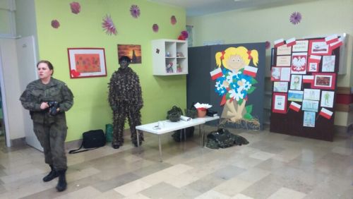 Wizyta żołnierzy w naszej szkole